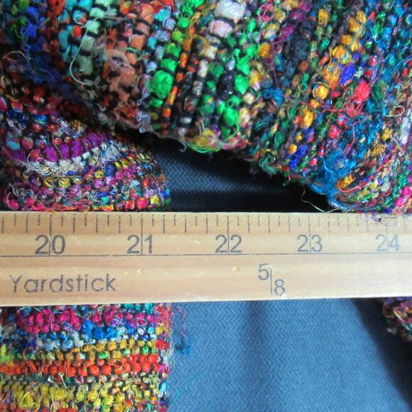 Vtg The Territory Ahead Jacket Womens Large Multicolor Woven Boho Hipster Blazer - Picture 5 of 7